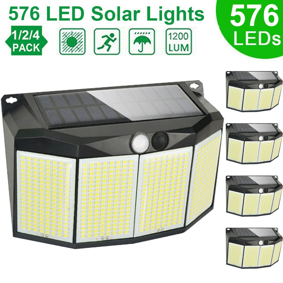 Smart Garden Solar Lights - Lampe solaire d'extérieur avec détecteur de