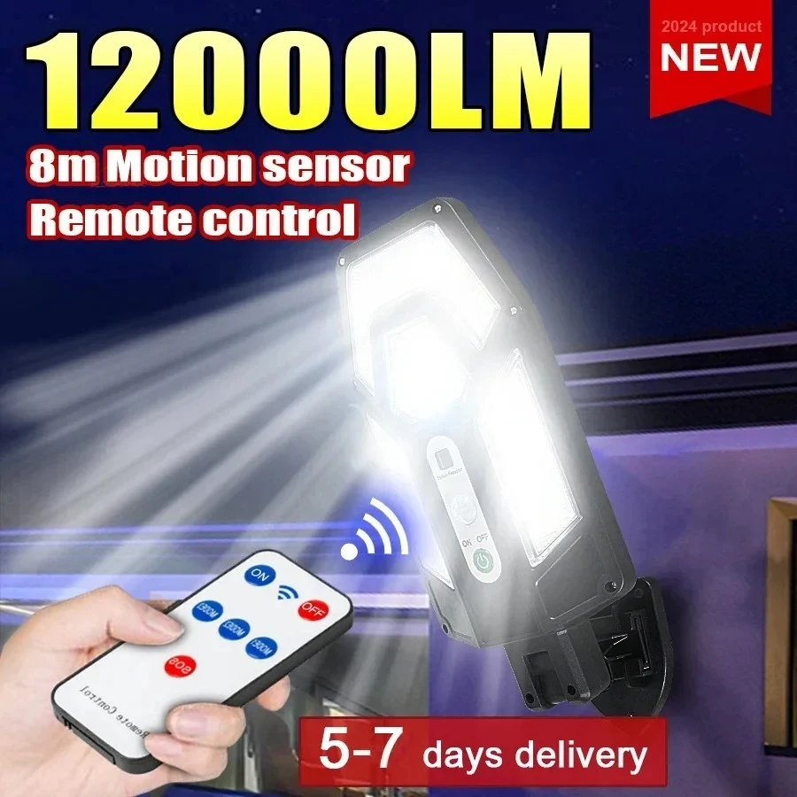 Smart Garden Solar Lights - 12000LM lampe murale solaire puissante avec