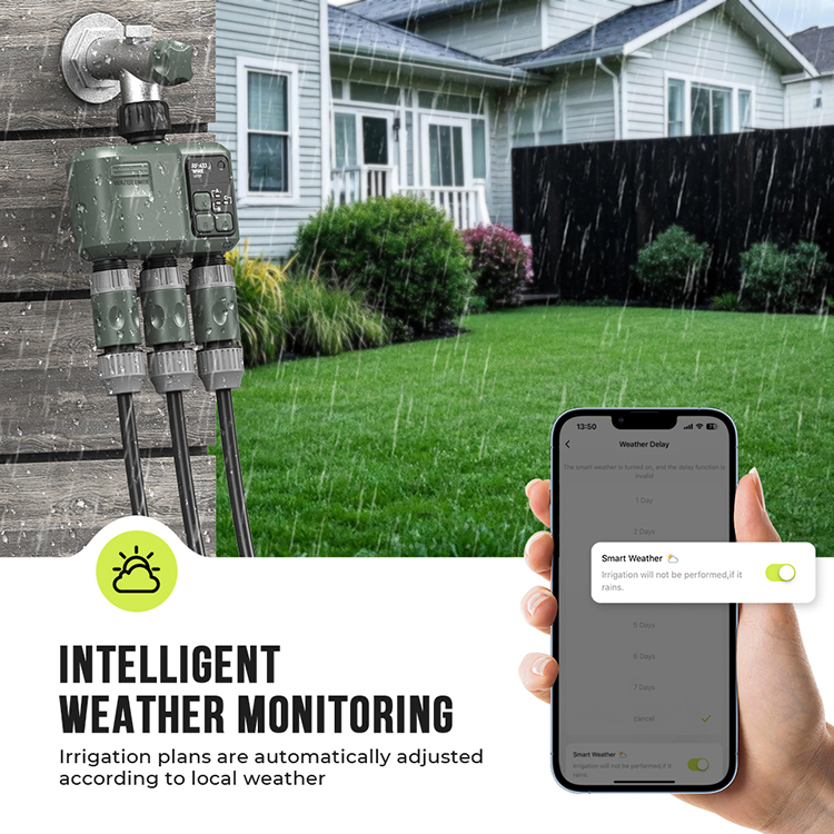 Smart Garden Design - Nouveau design, minuterie d'arrosage intelligente sans