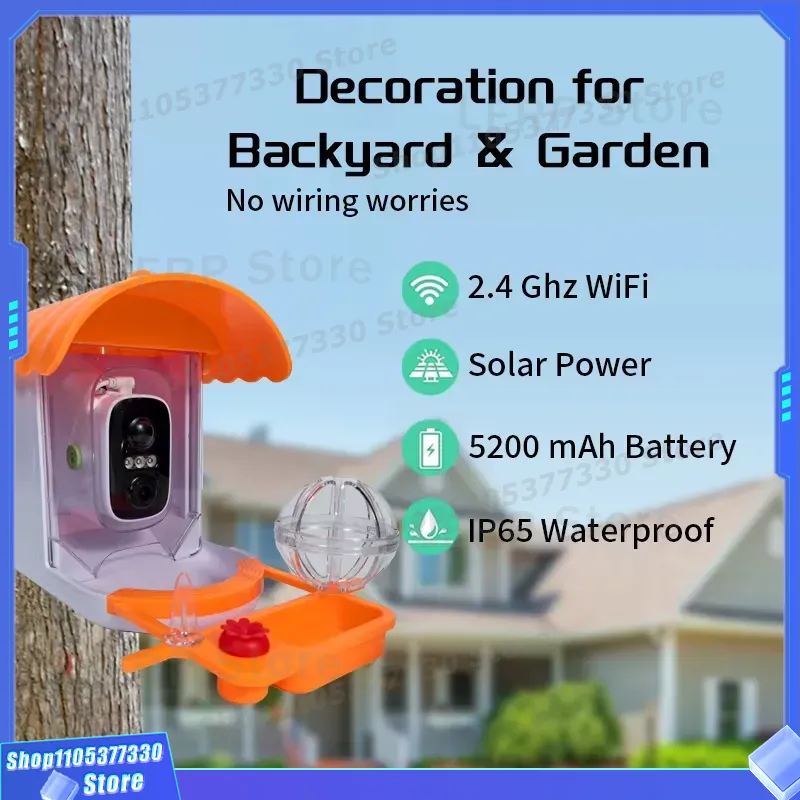 Smart Garden Ai - Mangeoire à oiseaux intelligente HD 3MP