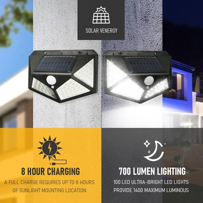 Smart Garden Solar Lights - 100Led lampe solaire multifonctionnelle décoration de