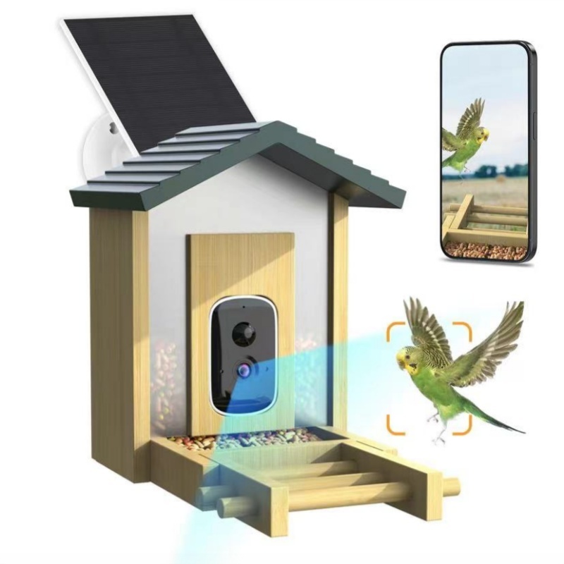 Smart Garden Ai - Mangeoire pour oiseaux en bambou et