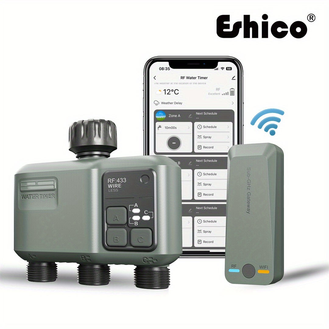 Smart Garden Irrigation System - Minuterie d'arrosage intelligente Eshico : système