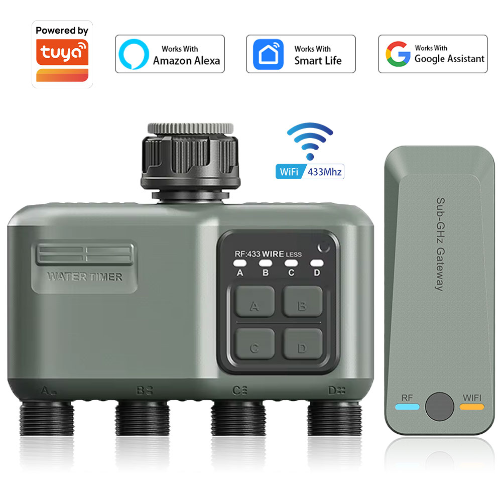Smart Garden Irrigation System - Programmateur d'arrosage numérique à 4 sorties