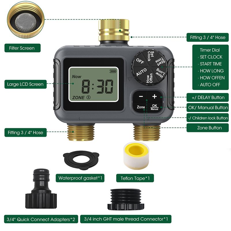 AY14 - Minuteur d'irrigation a - Smart Garden Irrigation System avis et prix