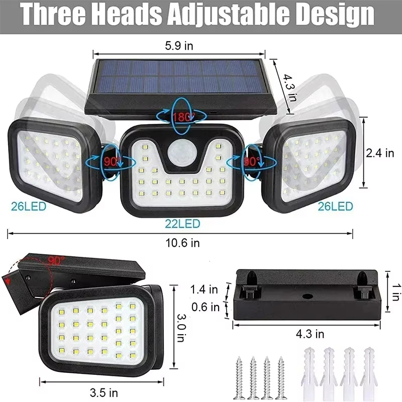 Lampe solaire Led avec capteur - Smart Garden Solar Lights avis et prix