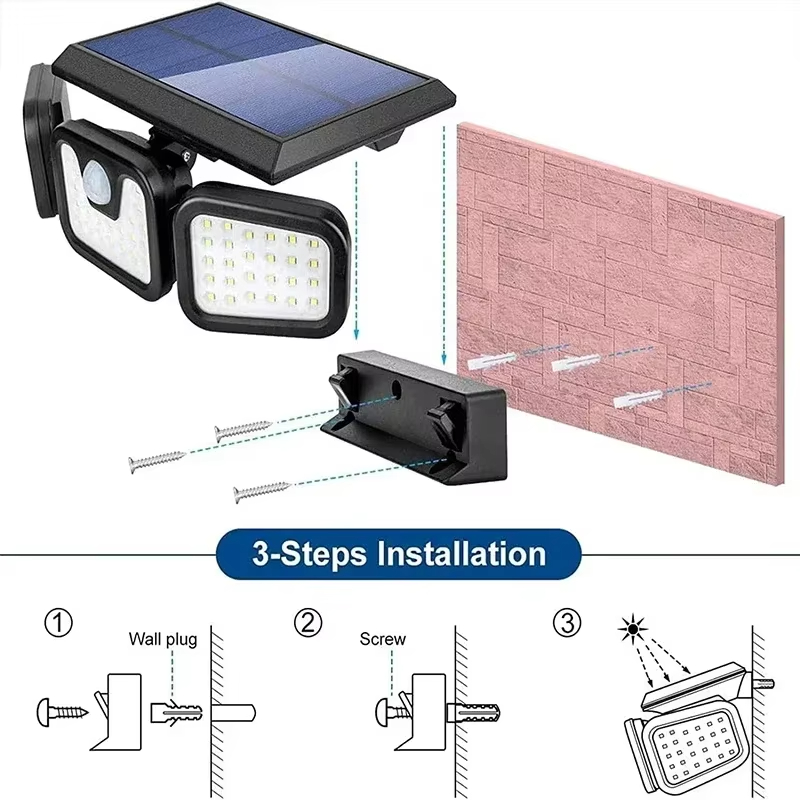 Lampe solaire Led avec capteur - Smart Garden Solar Lights avis et prix