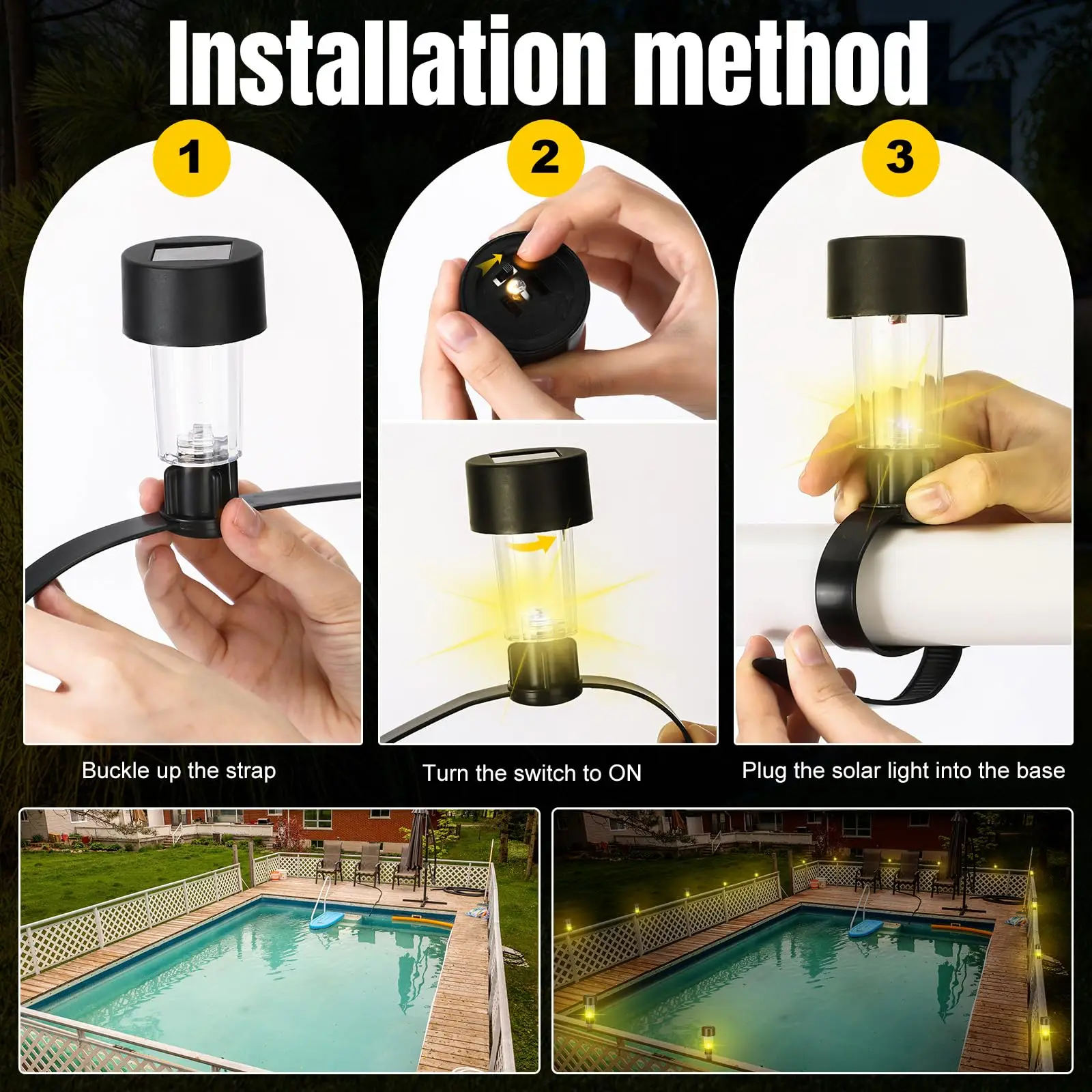 Lampes solaires RGB pour pisci - Smart Garden Guide avis et prix