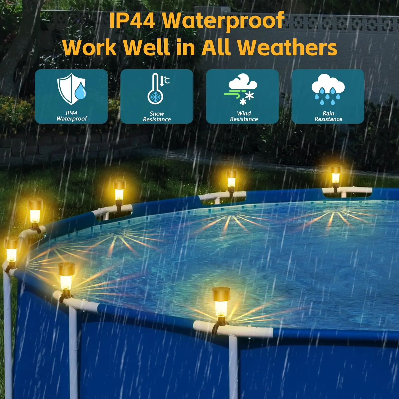 Lampes solaires RGB pour pisci - Smart Garden Guide avis et prix