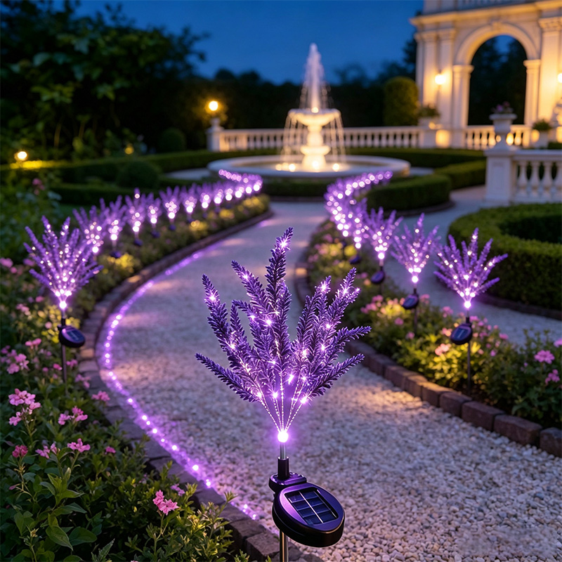 Lampes solaires violettes à 7  - Smart Garden Solar Lights avis et prix