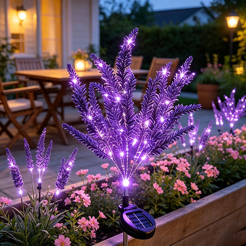 Lampes solaires violettes à 7  - Smart Garden Solar Lights avis et prix