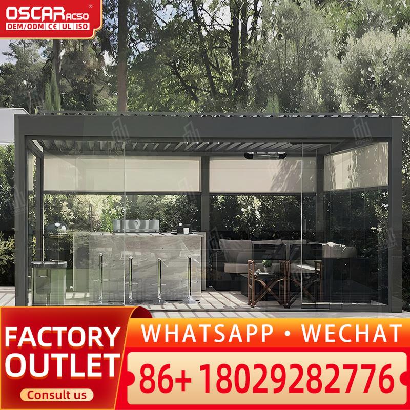 Pergola moderne en aluminium 4 - Smart Garden Design avis et prix