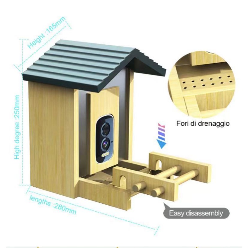 Mangeoire pour oiseaux en bamb - Smart Garden Ai avis et prix