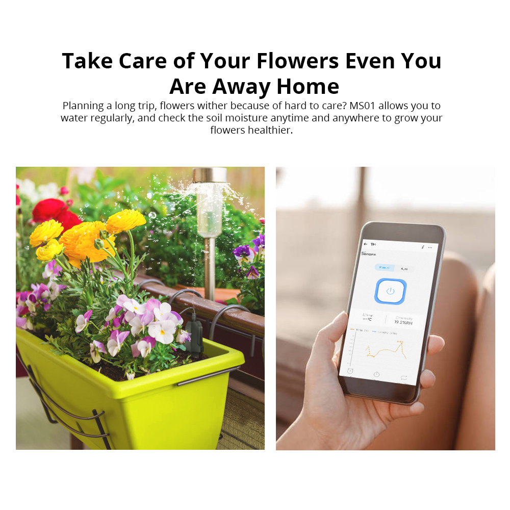 SONOFF-Capteur d'Humidité du S - Smart Garden Test avis et prix